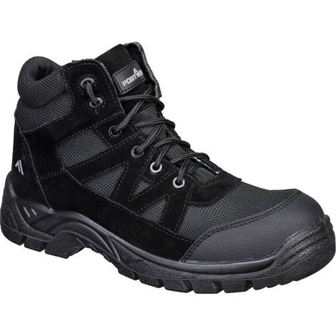 Bota de Ante Textil Composite S1PL SR FO: Protección y Confort - Trigo - Talla 47
