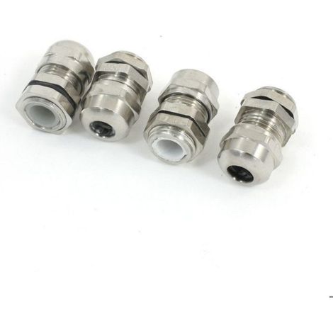 Borne Presse-étoupe PG7 - Étanchéité IP68 - Pour Câble 3 À 6,5 Mm - Gris - Lot De 4 (1/4)