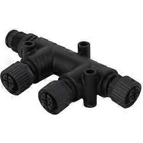 Conector En T NMEA 2000 - 4 Puertos - 5 Pines - Rosca M12 - Estanqueidad IP67 - Para Red Marina - 1 Unidad (1/5)