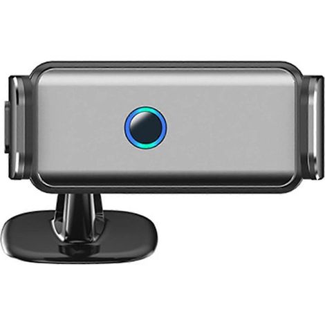 Support de téléphone portable à induction électrique, rotation à 360°, adhésif et fixation sur grille d'aération (1/5)