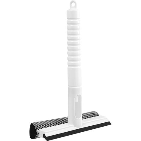 Racleur Pour Vitres - Pulvérisateur Intégré - Raclette En Caoutchouc Naturel - Tige En Acier Inoxydable De 33 Cm - Pour Fenêtres Miroirs Portes De Douche Panneaux Solaires - 1 Pièce (1/5)