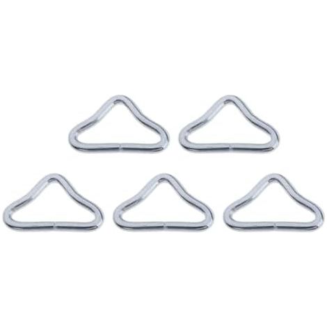 Lot de 5 anneaux en V haute résistance pour réparation trampoline - (1/4)