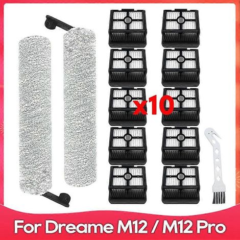 13-teiliges Zubehörset für Dreame M12 / M12 Pro Scheuersaugmaschinen: Walzenbürste, HEPA-Filter, Ersatzteile (1/5)