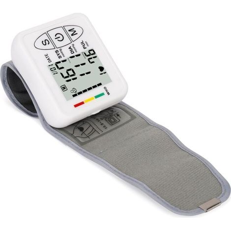 Tensiomètre électronique professionnel pour bras supérieur, tensiomètre intelligent et précis, détection automatique de l'hypertension, de l'arythmie, du pouls, brassard réglable.
