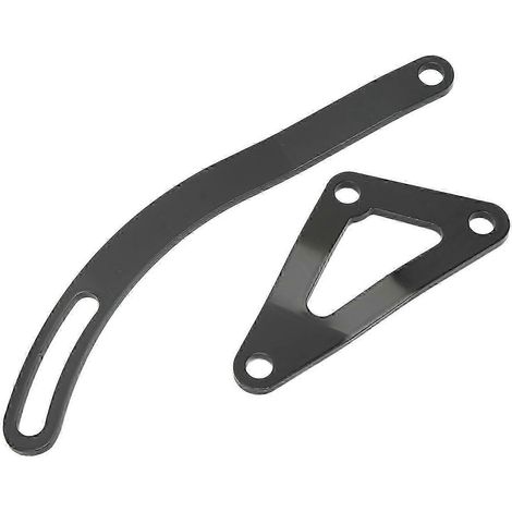 Support d'alternateur/pompe à eau en acier noir, pièce de rechange compatible avec les moteurs 318, 340 et 360. (1/4)