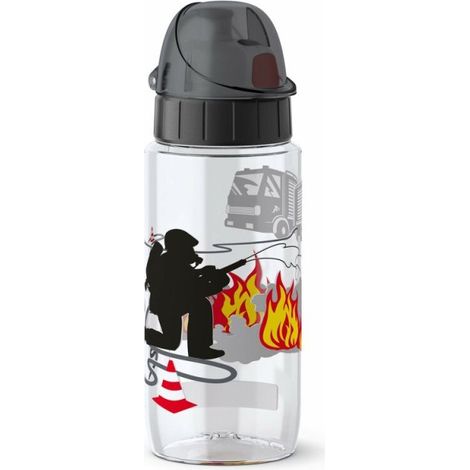 Trinkflasche Tritan Kids Fireman 0,5l transparent (1/4)