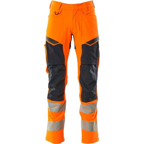 Mascot MASCOT ACCELERATE SAFE Warnschutz-Stretchhose 19479 Gr. 90C62 hi-vis orange/schwarzblau (1/4)