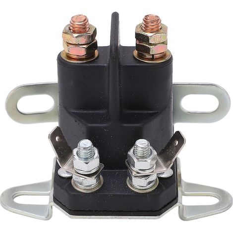 Relais de solénoïde de démarreur 12 V à contacts argentés, remplacement pour tondeuses à gazon, quads et motoneiges. (1/2)
