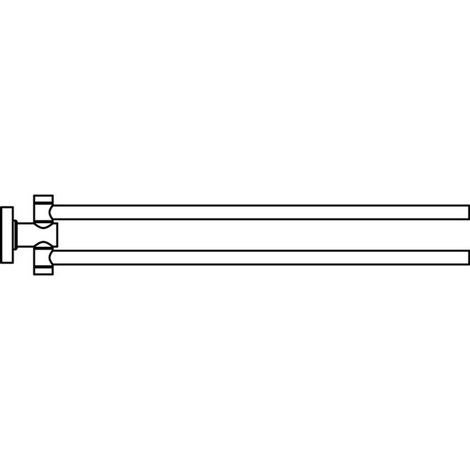 Ideal Standard Toallero IOM doble, Cromo , A9131AA