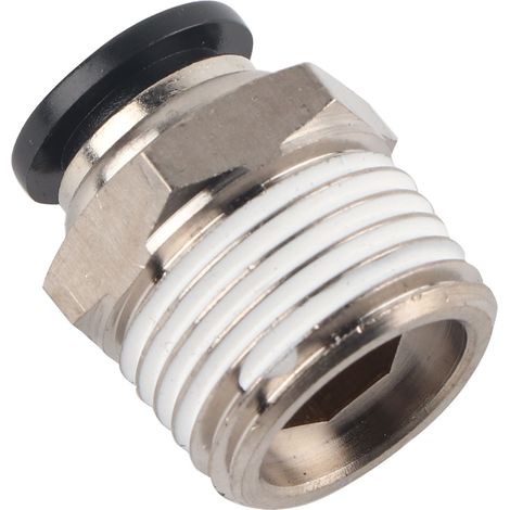 Jeu de 10 raccords rapides pneumatiques en nickel cuivré, raccords rapides à filetage extérieur droit, 10-04 (1/5)