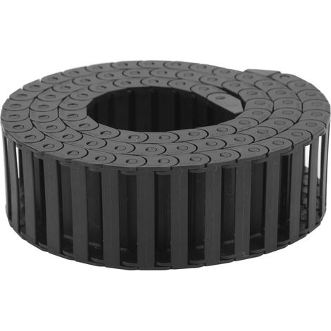 Chaîne de traction câble en nylon PA66 renforcé 1m noire robuste résistante température pour machine CNC (1/5)