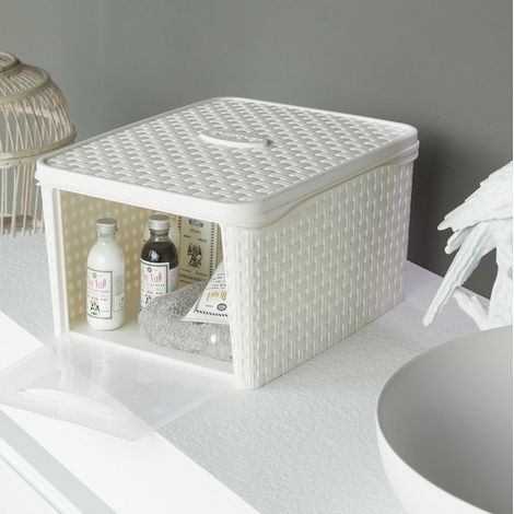 Boîte de rangement - Infinity box - 20 L - Blanc - Livraison gratuite (1/4)
