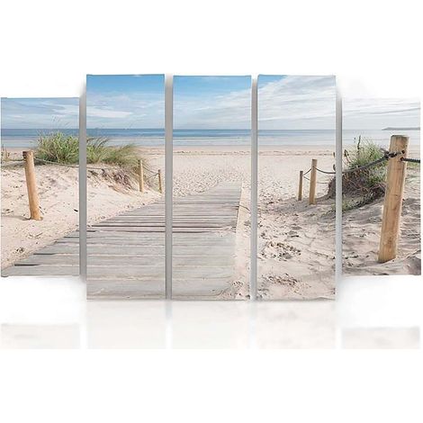 Tableau descente vers la mer 1 - 150 x 100 cm (1/5)