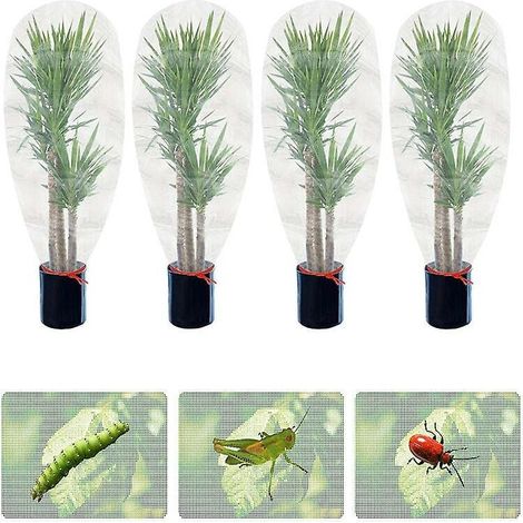 4pcs 0.7x1m Mosquito Net, Fine Mesh Insect Protection Net for Garden, Greenhouse, Plants, Fruit, Flowers, Crops MUMU (1/4)