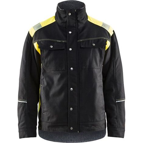Veste de travail artisan hiver BLAKLADER 4915 - Noir / Jaune - L (1/5)