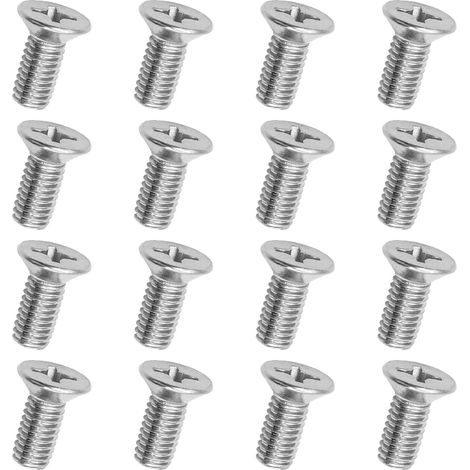 16 Pièces Auto Acier Inoxydable Vis Rotor, Titane Alliage Frein à Disque Boulons de Rotor, Vis à Disque de Frein Avant pour Voiture, Disques de Frein Automobiles Pièces à Usage Général (1/5)