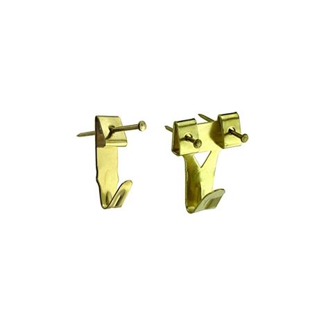 ganci a x per fissaggio quadri assortiti con chiodini 8 pz.
