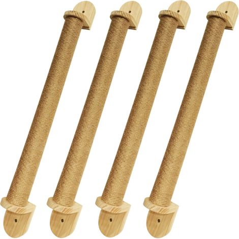 4x Katzen Wand-Kratzstamm 60cm Sisalstamm Kratzbaum Kratzpfosten Kratzsäule (1/2)