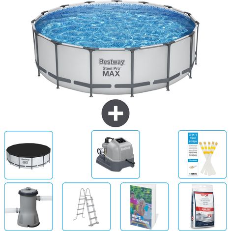 Bestway Steel Pro MAX Rund - 488x122 cm - 8-teilig S649