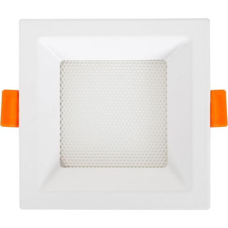 LED Einbaustrahler flach 7W CCT Wählbar Eckig Mikroprismatisch LIFUD Ausschnitt 75x75 mm No Flicker (2700K - 4000K - 6000K) Wählbar (Warm-Neutral-Kalt) (1/5)