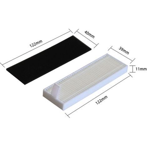 Robot vacuum cleaner filters – 10 pieces, compatible with Tikom G8000/G8000 Pro, Honiture G20/G20 Pro, Laresar Evol 3 (1/4)