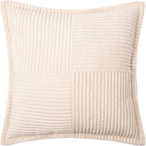 Housse Coussin Canapé 45x45 Taie Oreiller Lot de 2 Beige (1/5)