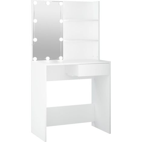 Tocador con LED blanco 74,5x40x141 cm vidaXL (1/5)