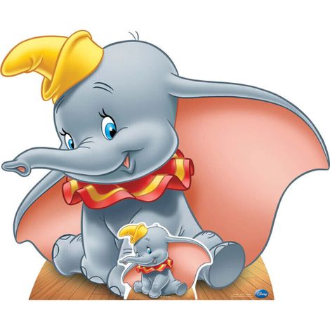 Figurine en carton Dumbo Hauter 74 CM (1/5)