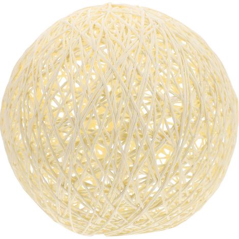 Abat-jour en rotin pour plafonnier de chambre, protecteur de lumière pratique (1/5)