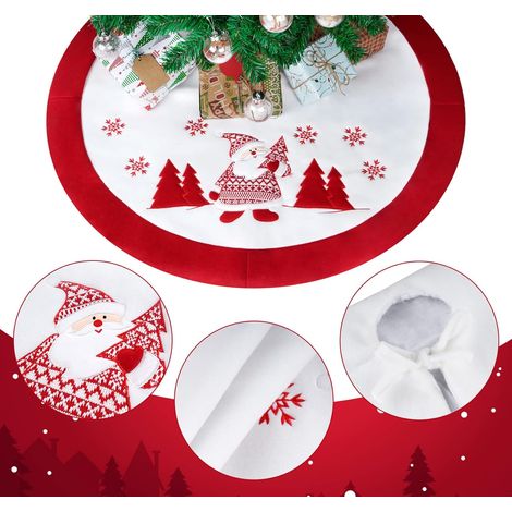 Runder Weihnachtsbaumrock, Weihnachtsbaumabdeckung, Weihnachtsbaum-Co