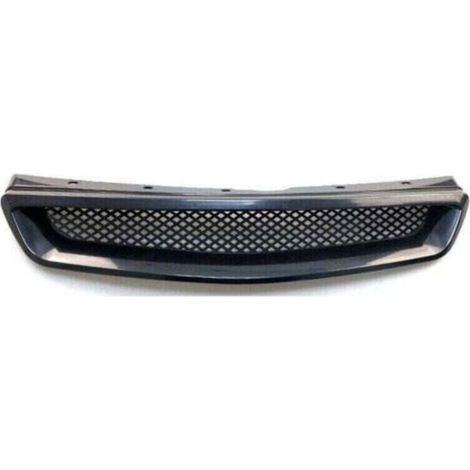 Grille de calandre avant style Type R pour Honda Civic EK (1999–2000), compatible JDM et XU, montage facile, design sportif (1/4)