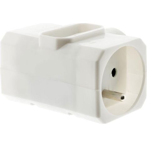 Triplite Latérale Blanc Multiprise Compacte 2x16a + 1x6a - Hbf (1/5)