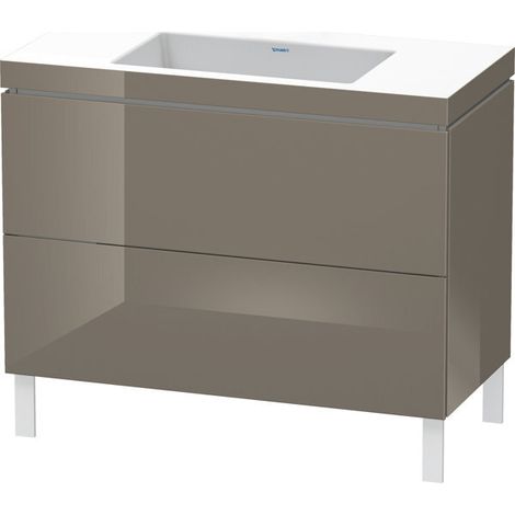 Lavabo para muebles Duravit L-Cube c-bonded con base sobre el (1/4)