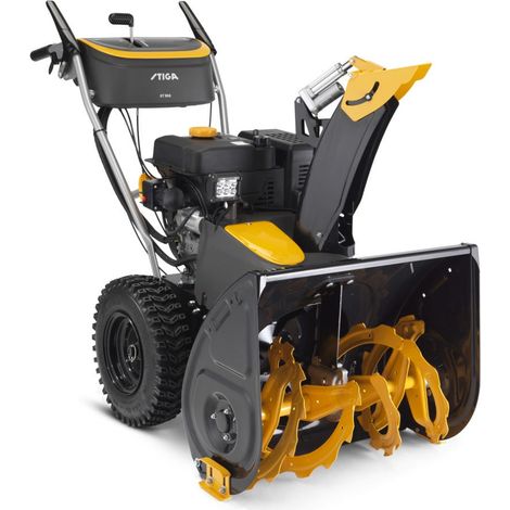 STIGA ST 966 - zweistufige Schneefräse mit 302cc Benzinmotor und elektrischer Steuerung