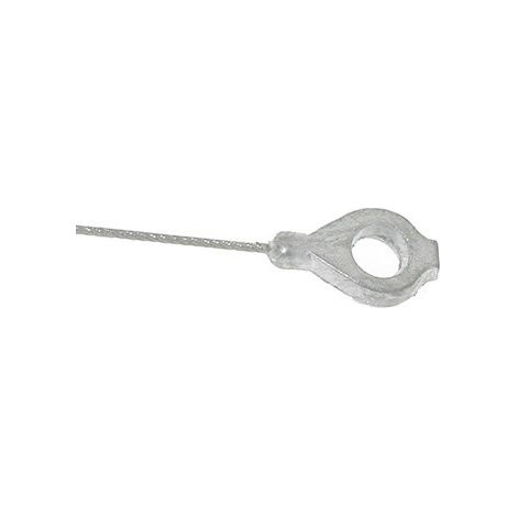 Universelles flexibles Kabel mit Öse Ø: 6,35 mm – Kabellänge: 2500 mm, Ø: 1,5 mm