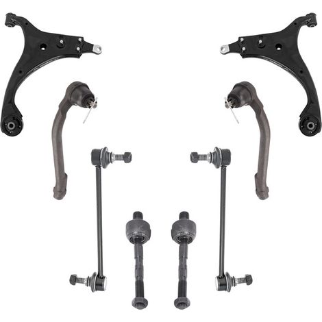 KIT BRACCIO OSCILLANTE 8 PEZZI COMPATIBILE CON HYUNDAI i30 (FD) 2.0 CRDi 10.2007 - 11.20 / Kit Sospensione Completo OE/OEM / Bracci Oscillanti + Testine Sterzo / Sostituzione Diretta OEM