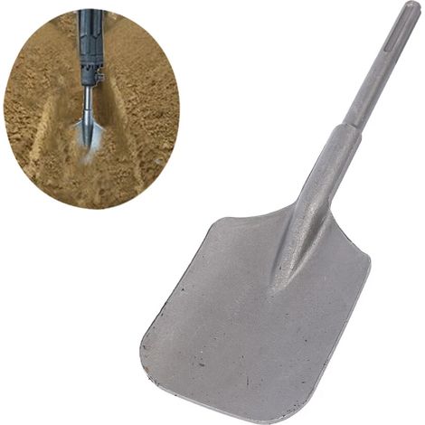 Clay Spade Shovel Chisel Bit 5-Pit Shovel Chisel Bit, Hammer Shovel, Clay Spade Chisel Bit For Electric Pick Hammer Drill Breaker