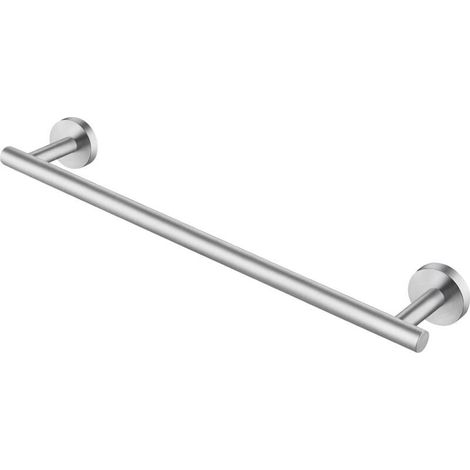 Toallero de baño, toallero de pared, soporte para toallas de baño de acero inoxidable SUS304, organizador de toallas, 50 cm, acabado cepillado (1/5)