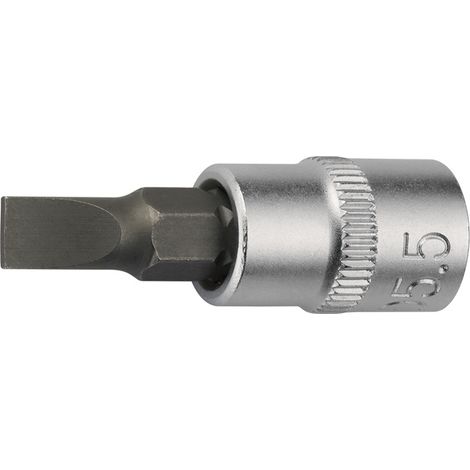 TECWERK Steckschlüsseleinsatz 1/4 Zoll Schlitz 4mm L.32mm TECWERK