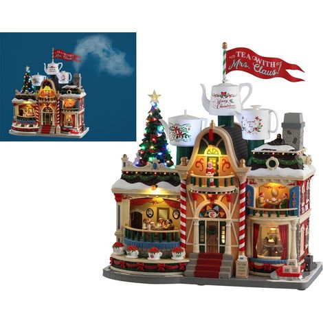 Lemax Tee mit Mrs. Claus 600x300x240