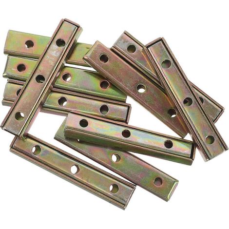 10 supports de fixation pour canapé - Quincaillerie pour meubles modulaires - Connecteurs pour canapés - Glissières de verrouillage robustes pour canapé (1/5)