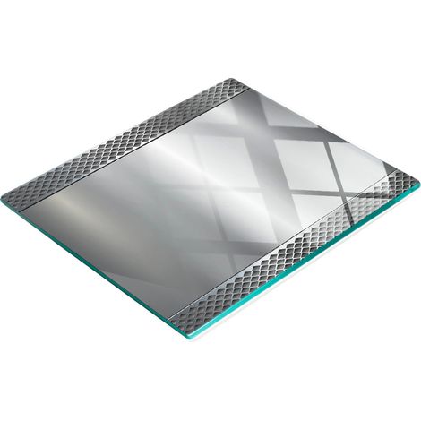 Plateau de service décoratif en verre pour apéritifs avec support en métal 60 x 52 cm (1/5)