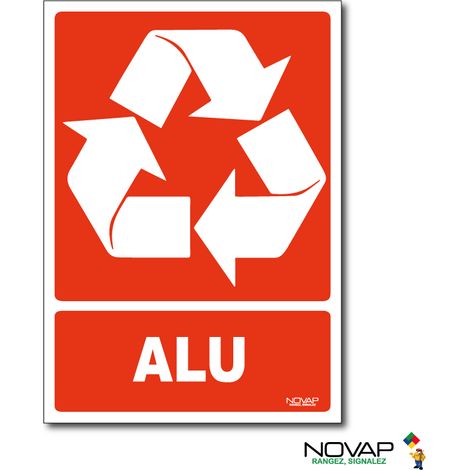 Panneau Recyclage déchets Alu - Rigide A5 - 4600437
