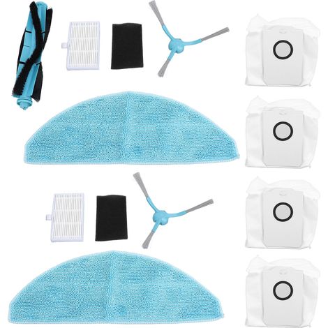 Kit accessoires robot aspirateur Cecotec Conga 7490 Immortal brosse centrale latérale filtres HEPA sacs poussière (1/5)