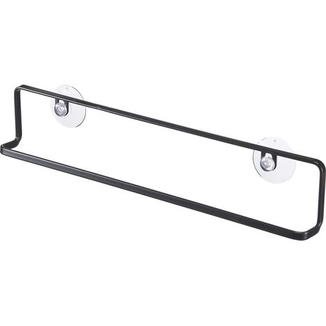 Porte-Serviettes en Acier Noir (1/2)