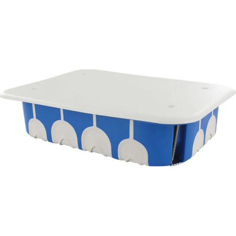 Boîte de dérivation 170 x 120 x 40 mm – Collerette d’appui extra-large – Joint d’étanchéité – Volume de travail important – BLM