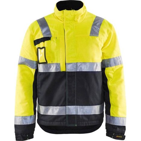 Giacca da lavoro invernale ad alta visibilità 4862 - Giallo fluorescente/Nero L (1/4)