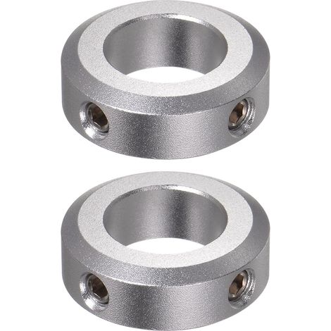 2pcs Bague de Réglage Bague Arrêt d'axe Butée Arbre Collier 18mm Alésage Aluminium Alliage, 32mm OD, 10mm Largeur pour Roue Brouette Pont Boîte Vitesses CNC Anodisation (1/5)