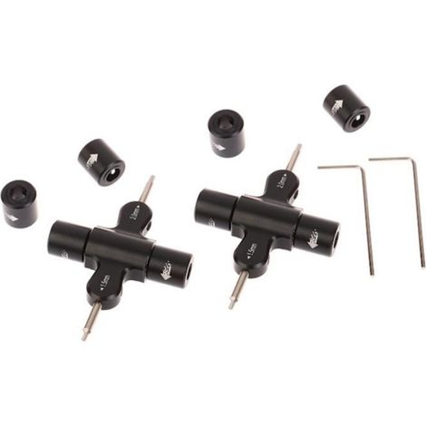 2Jeux D'Outils de Clé à Dégagement Rapide en Alliage pour Moteur FPV M5 Écrous Hexagonaux Écrous de Fixation Clé de Dégagement pour (1/4)