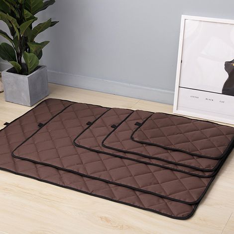 Tapis Pour Cage À Chien - Tissu Oxford Imperméable Et Résistant Aux Morsures - Antidérapant Pour Sol Dur - 60 X 40 X 2 Cm - 1 Pièce (1/5)